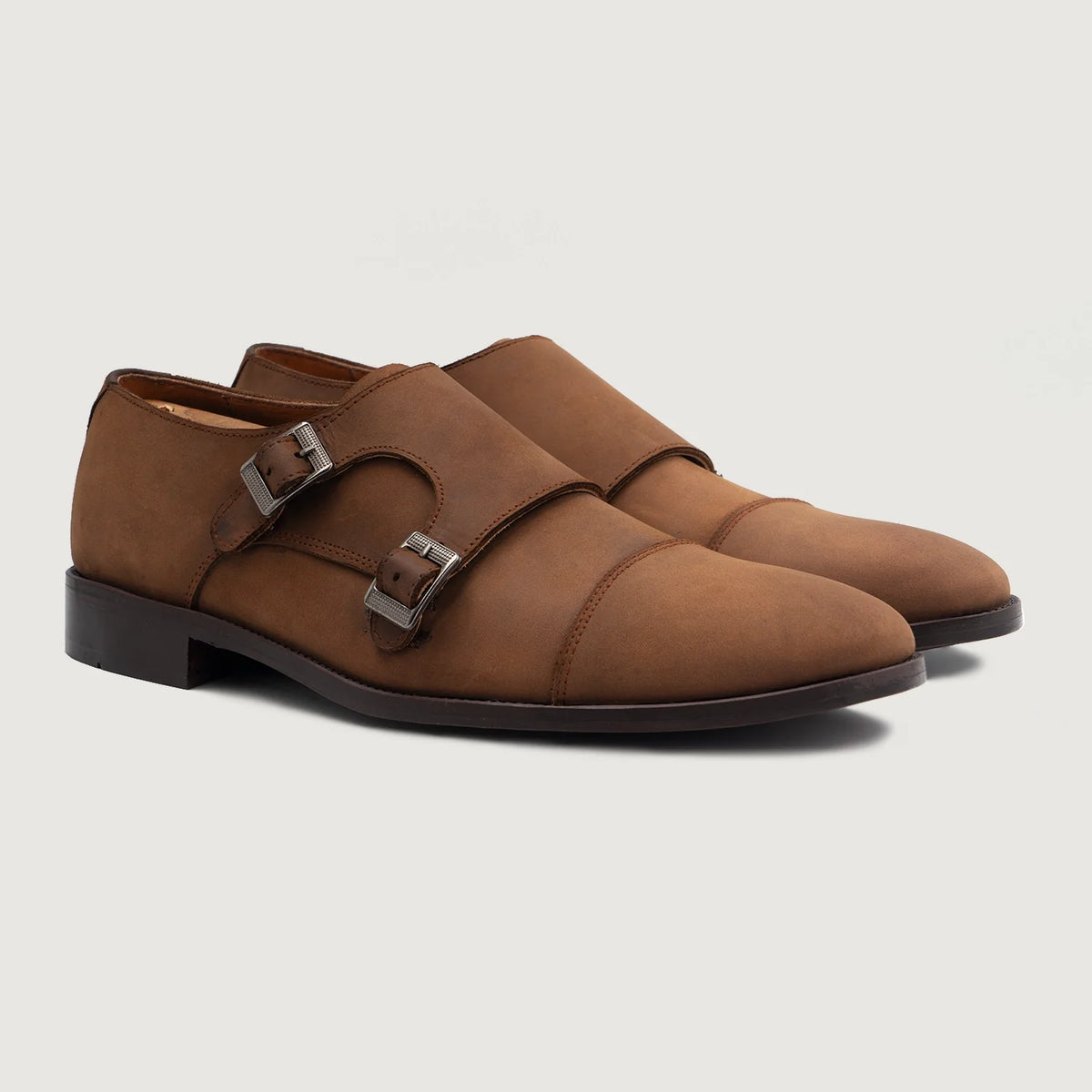 Boston Nahkakengät Oil Pull-up Ruskea Nahkakengät For Men in Brown Full-Grain Leather - Sivunäkymä | Osta verkosta