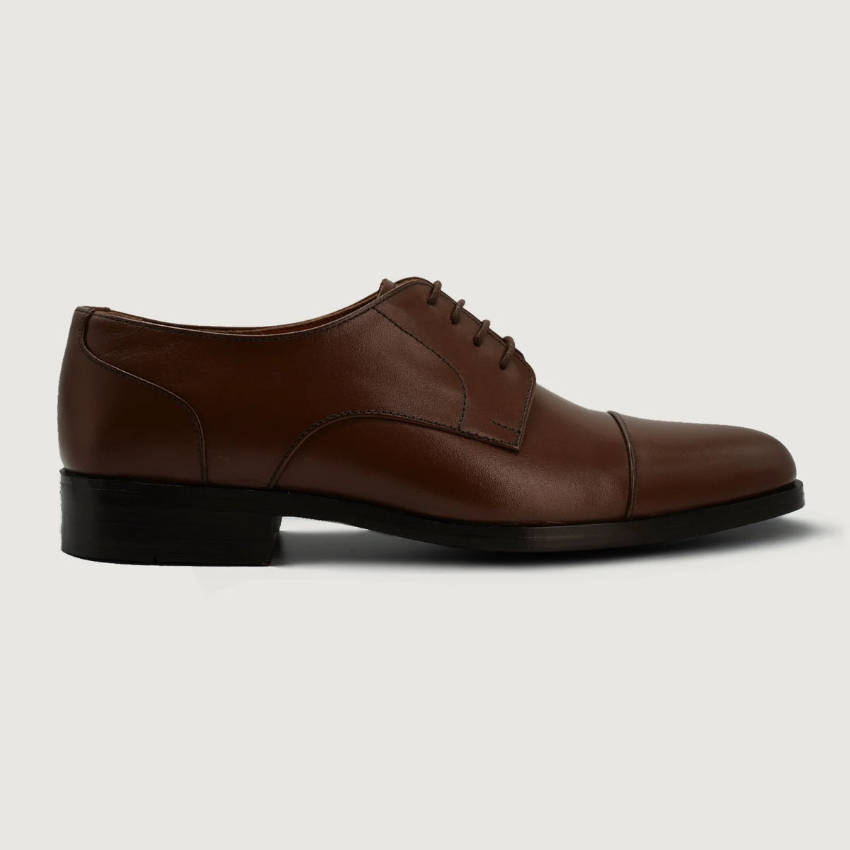 Brown Full-Grain leather Shoes - Goodyear welt -rakenne ja kärkiosa