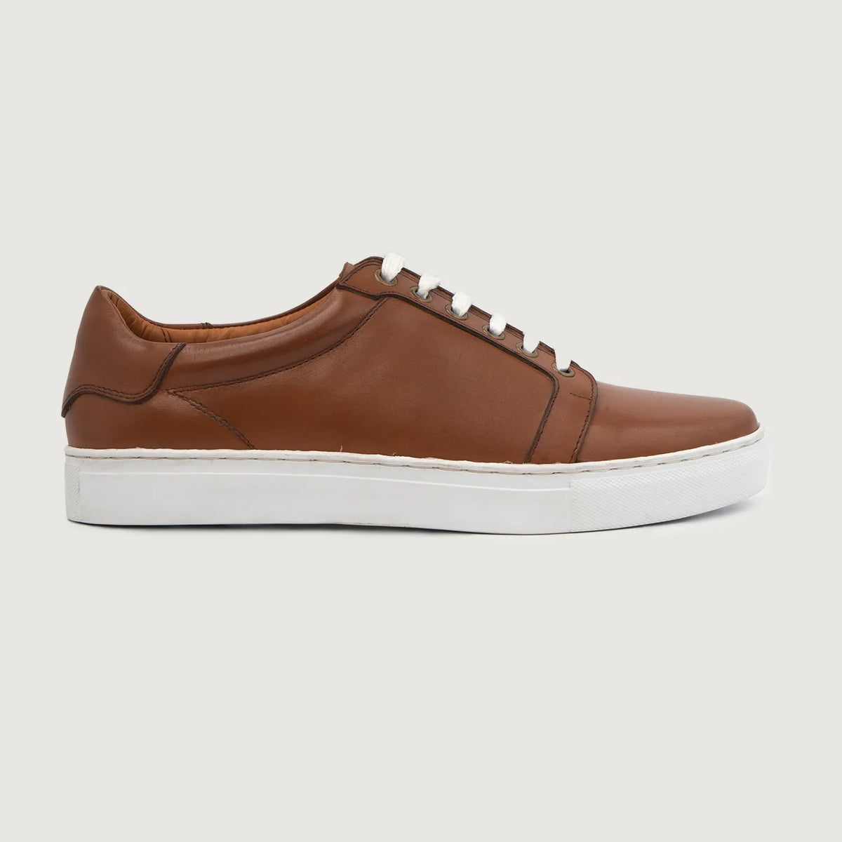 Tan Full-Grain leather Sneakers - Goodyear welt -rakenne ja kärkiosa
