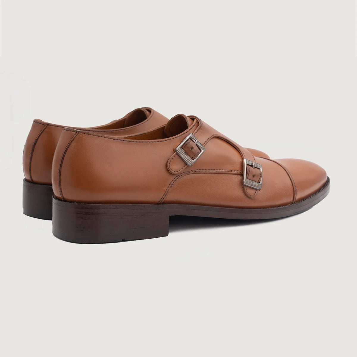 High-Traction Rubber Outsole & Lug Tread Pattern on Boston Nahkakengät Vaaleanruskea Nahkakengät For Men