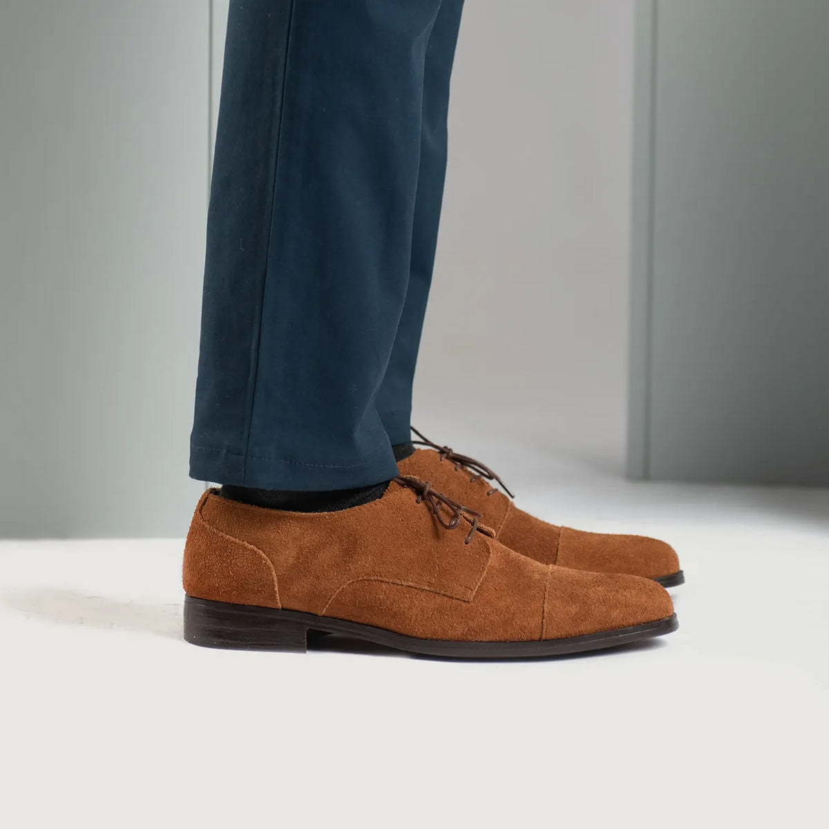 Orlaven Attorney Derby Ruskea Suede Nahkakengät Miehille footwear image 9