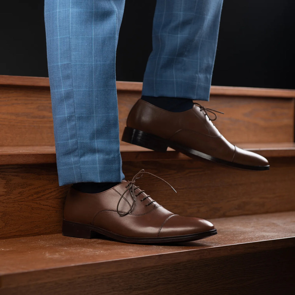 Orlaven Professor Oxford Ruskea Nahkakengät Miehille footwear image 9