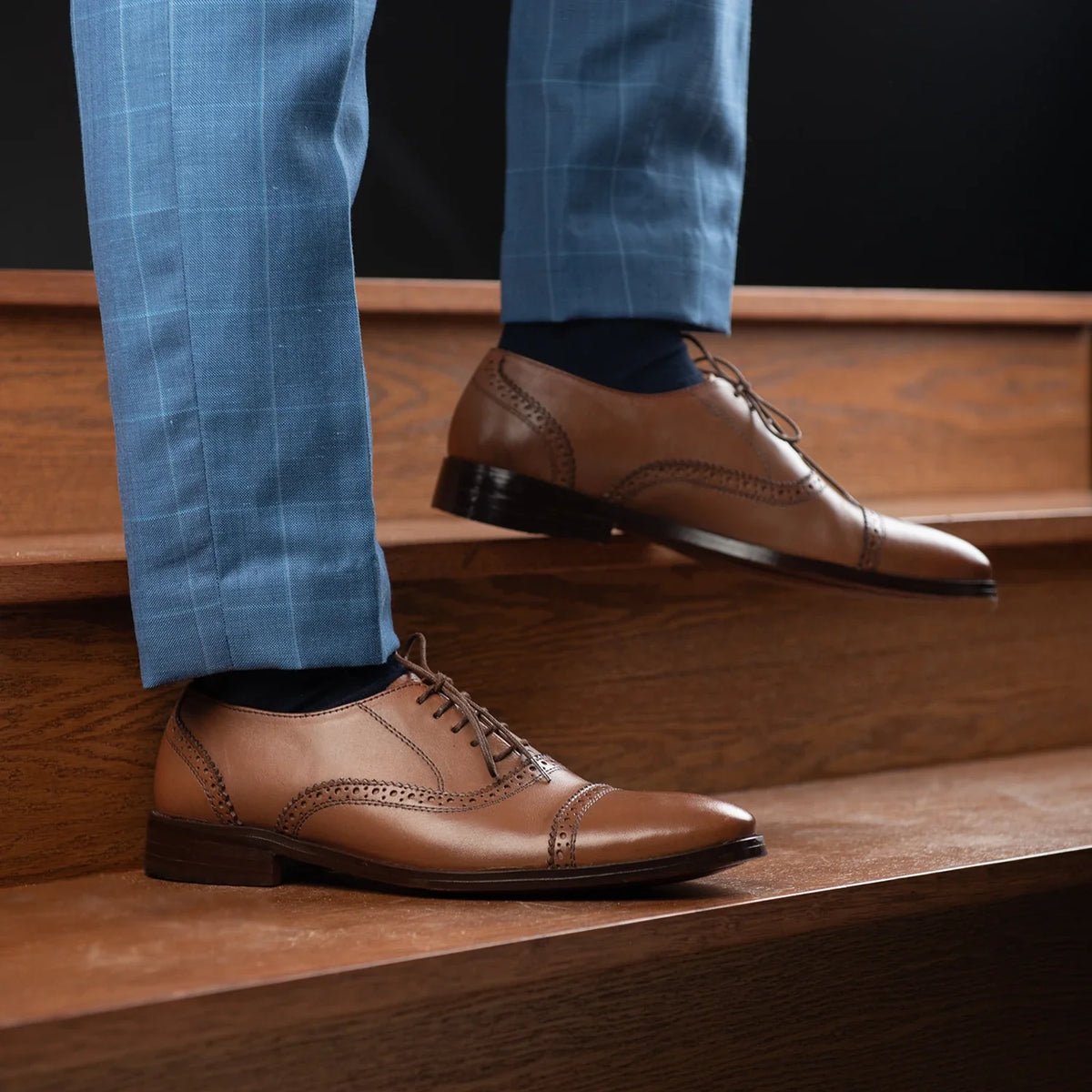 Orlaven Greyson Brogues Oxford Vaaleanruskea Nahkakengät Miehille footwear image 10