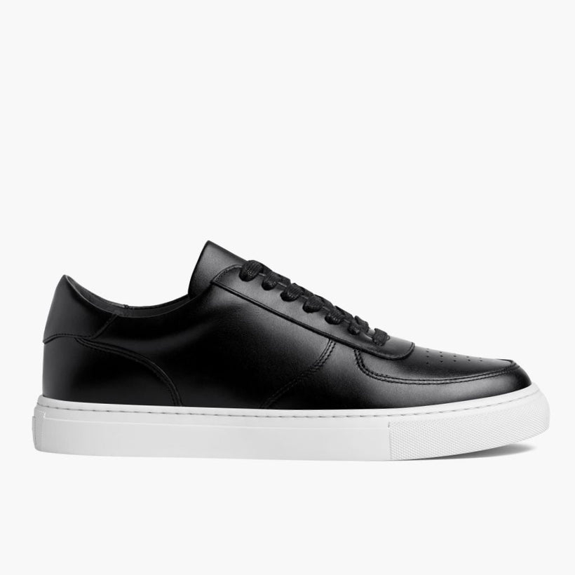 Court Musta Leather Sneakers Miehille