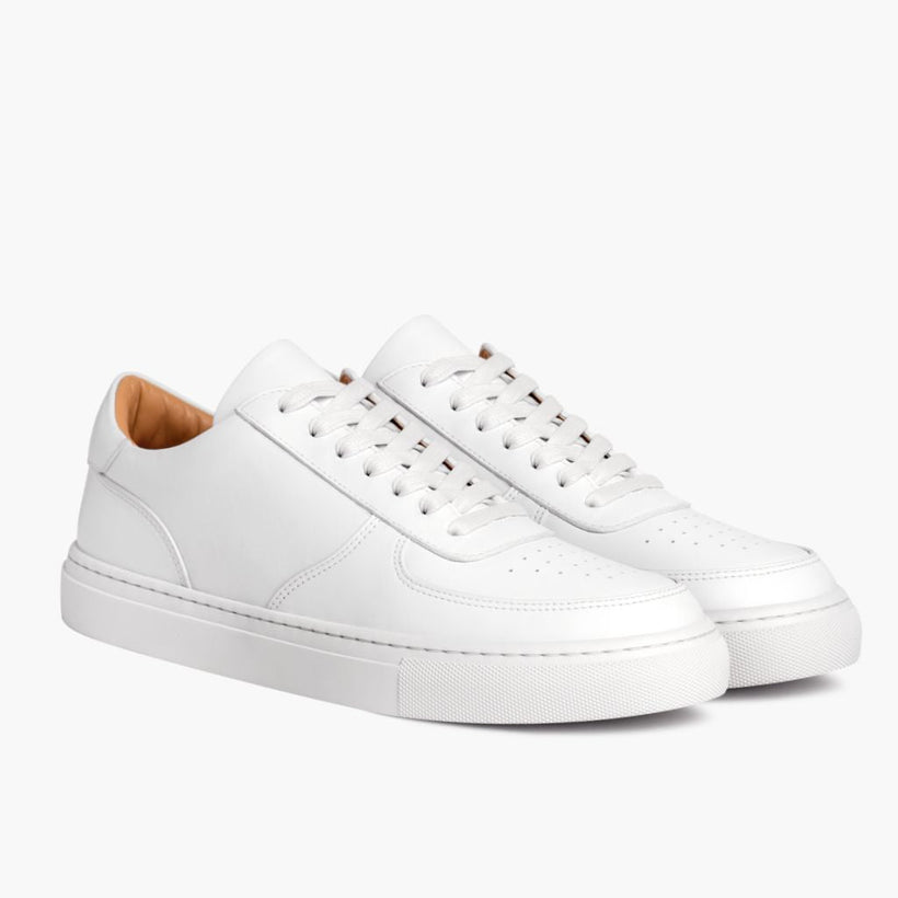 Court White Leather Sneakers Naisille