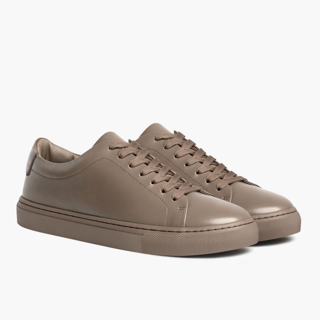 Encore Taupe Nahkatennarit Miehille in Classic Full-Grain Leather - Sivunäkymä | Osta verkosta