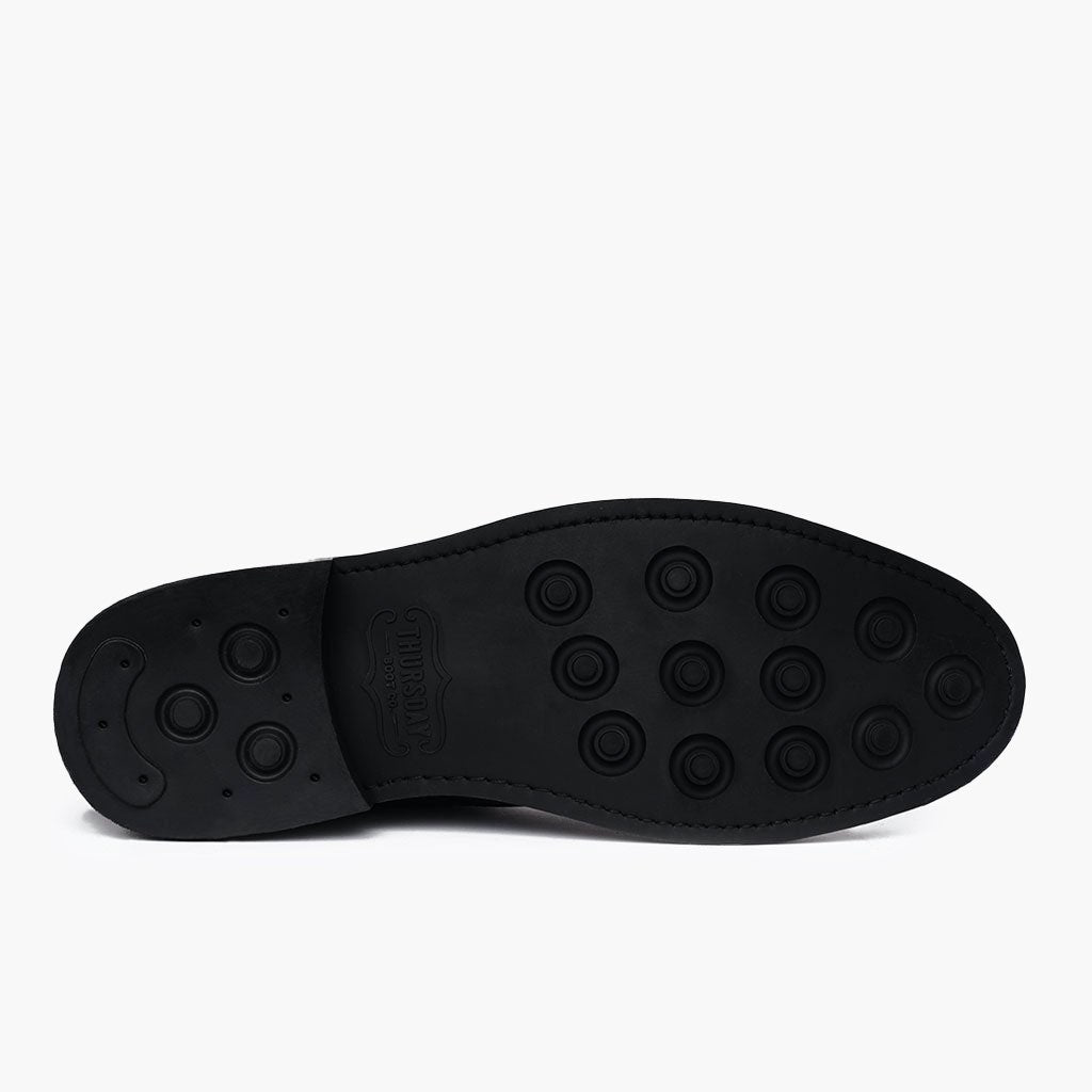 High-Traction Rubber Outsole & Lug Tread Pattern on Cadet Mocha Nahkasaappaat Miehille