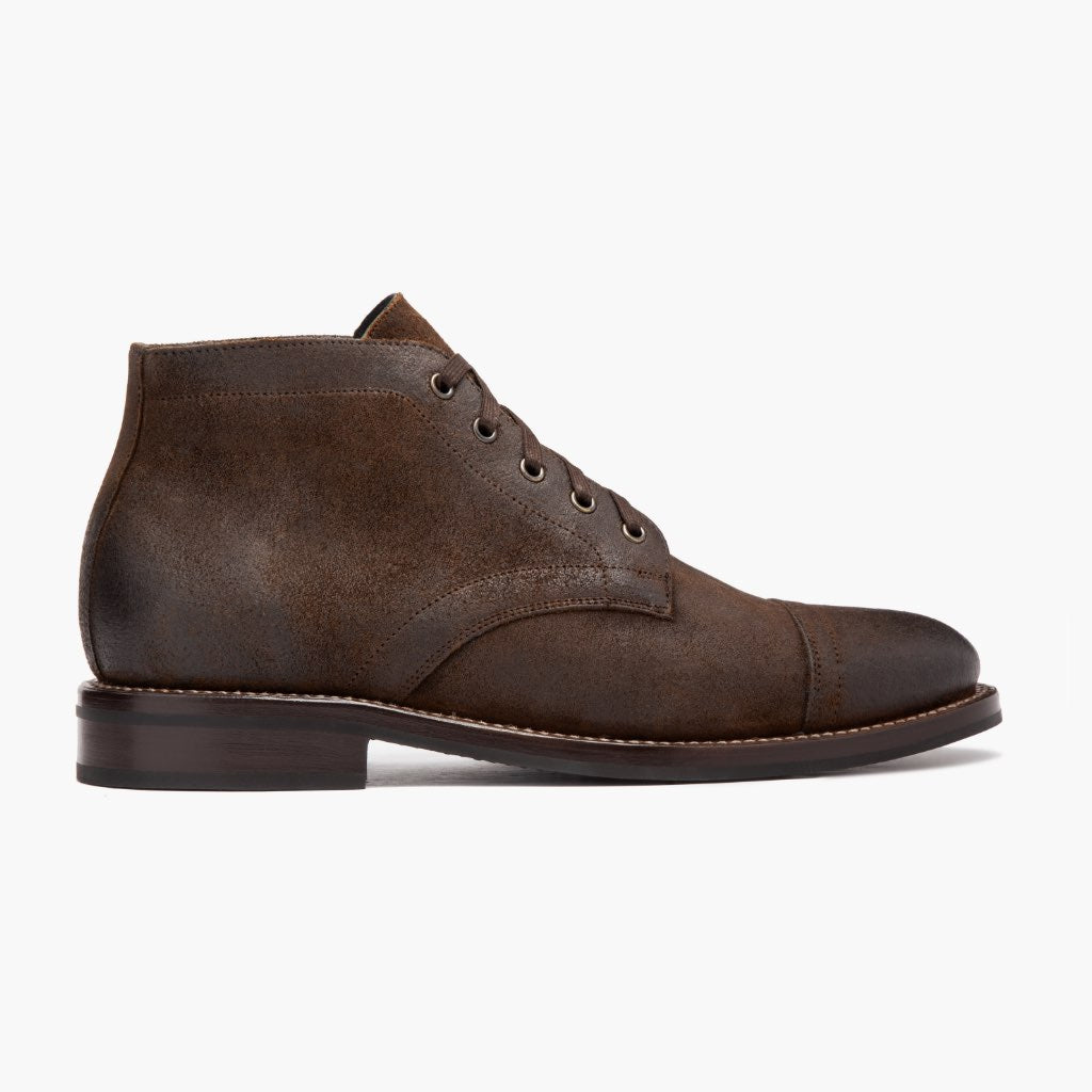 Mocha Full-Grain leather Boots - Goodyear welt -rakenne ja kärkiosa