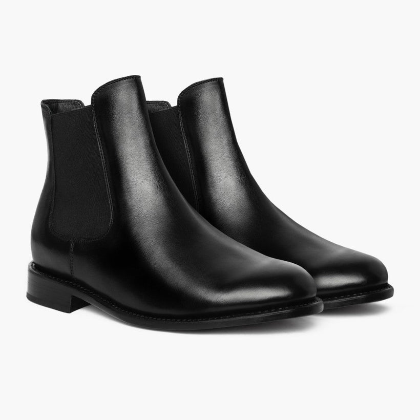 Cavalier Musta Leather Boots Miehille