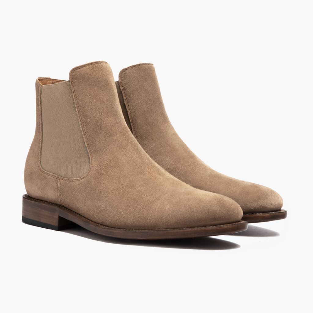 Cavalier Sandstone Nahkasaappaat Miehille in Classic Full-Grain Leather - Sivunäkymä | Osta verkosta