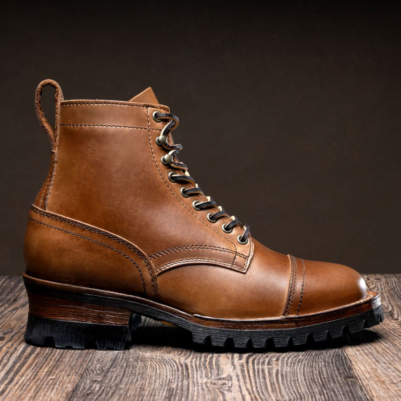 Challenger Sesame Double Shot Leather Boots Miehille