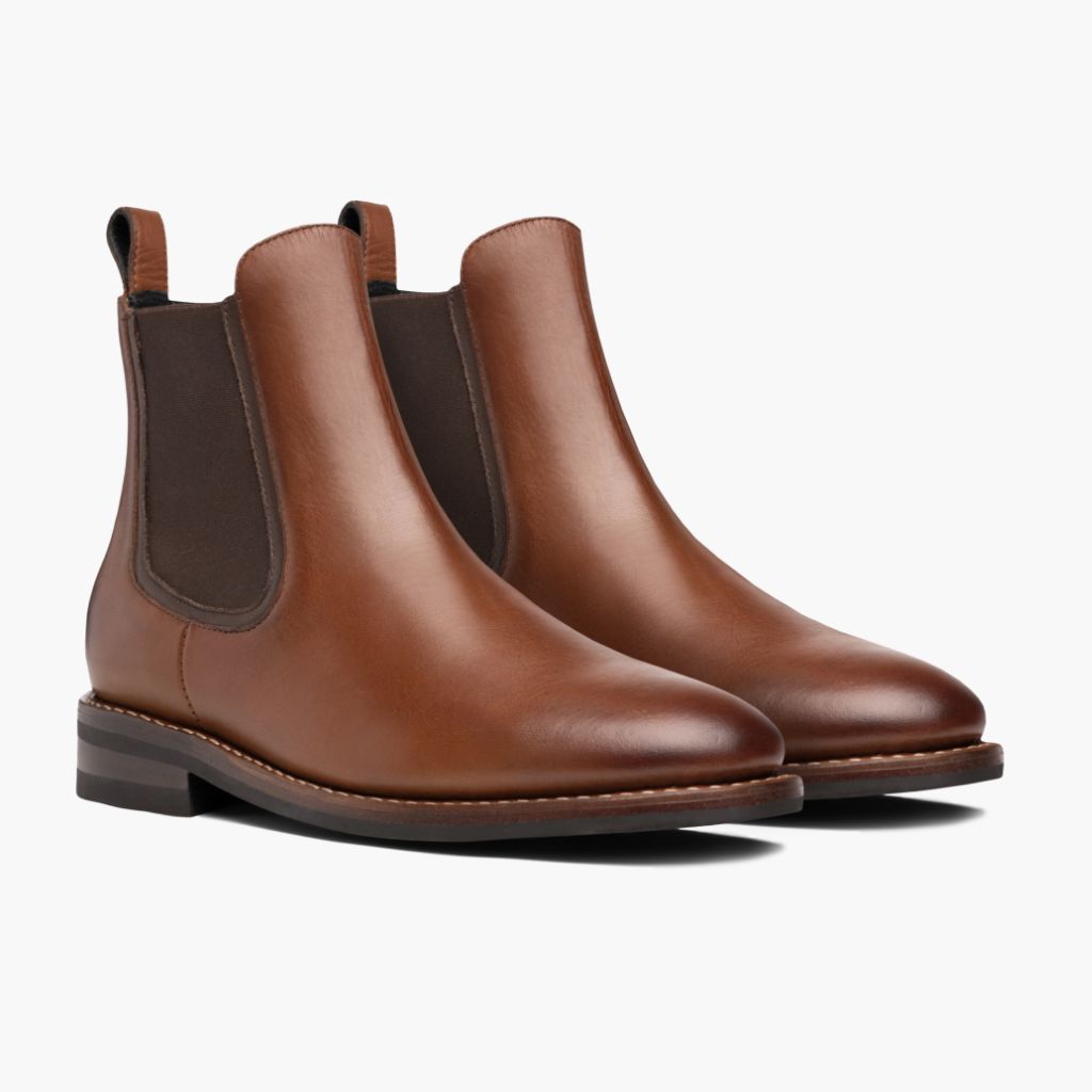 Duke Brandy Nahkasaappaat Miehille in Classic Full-Grain Leather - Sivunäkymä | Osta verkosta