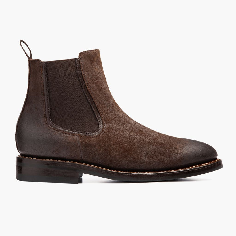 Duke Chocolate Suede Leather Boots Miehille