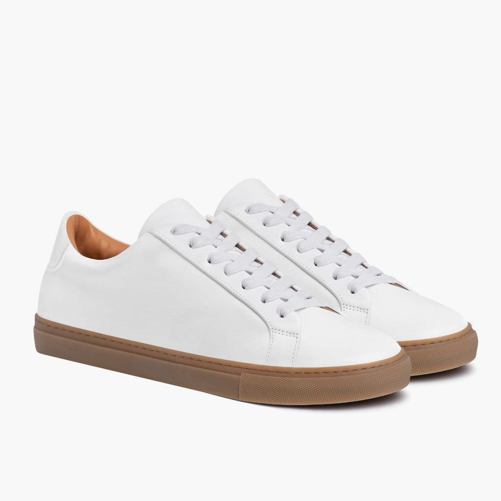 Legacy White Nahkatennarit Miehille in White Full-Grain Leather - Sivunäkymä | Osta verkosta
