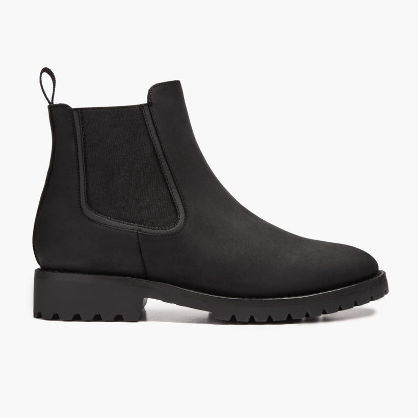 Legend Musta Matte Leather Boots Miehille