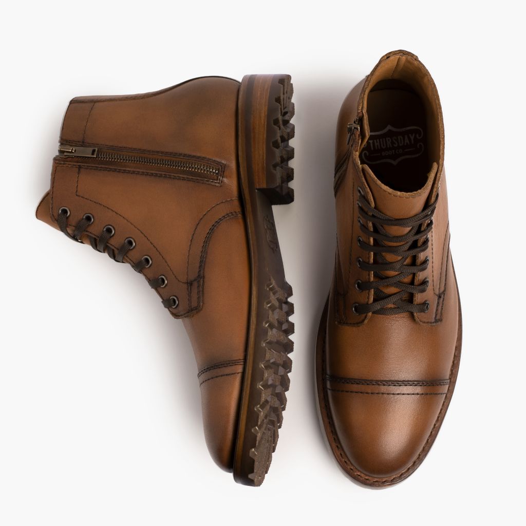 Major Cuero Nahkasaappaat Miehille in Classic Full-Grain Leather - Sivunäkymä | Osta verkosta