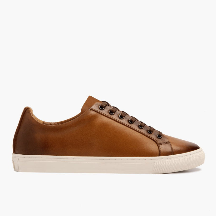 Premier Low Top Toffee Leather Sneakers Miehille