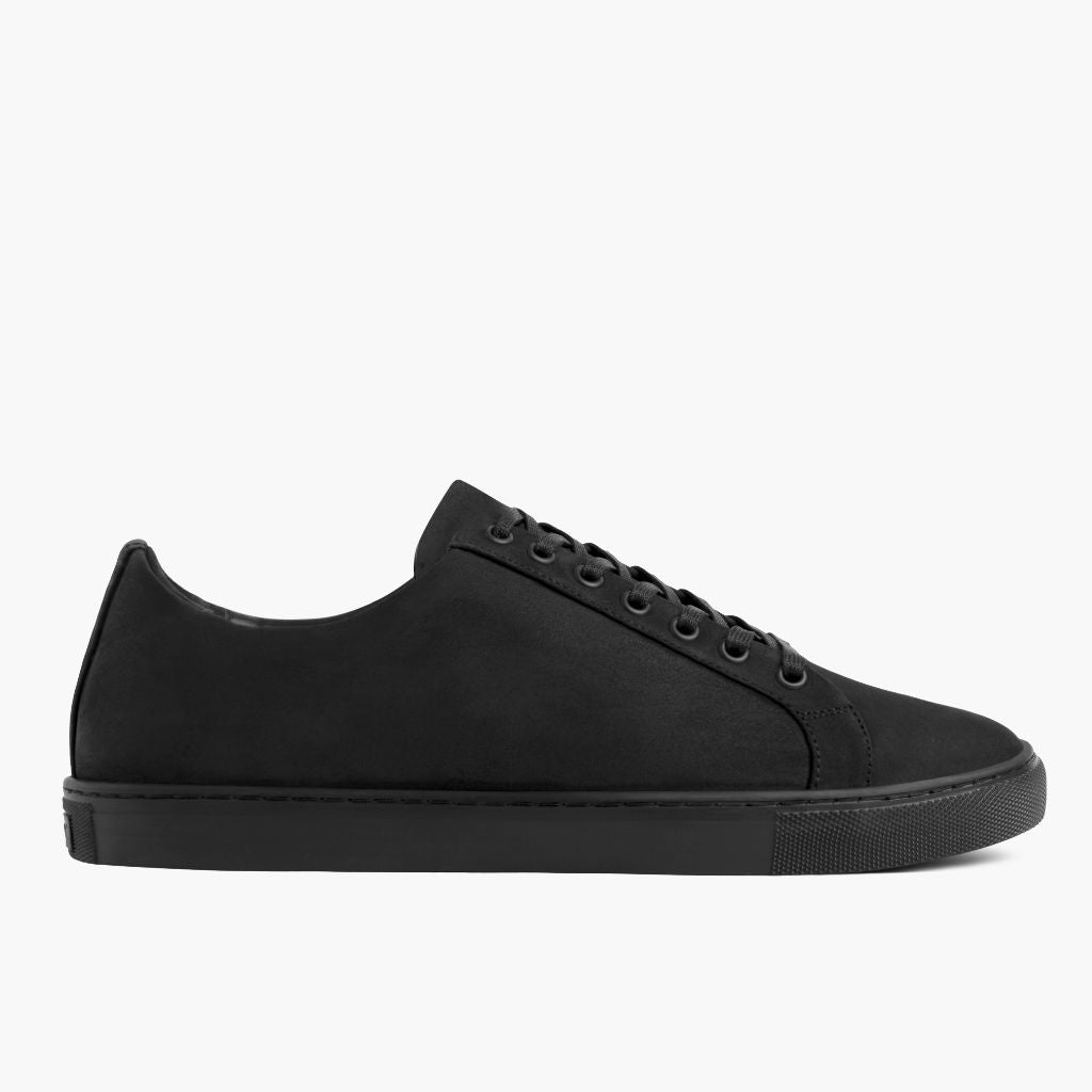 Black Full-Grain leather Sneakers - Goodyear welt -rakenne ja kärkiosa
