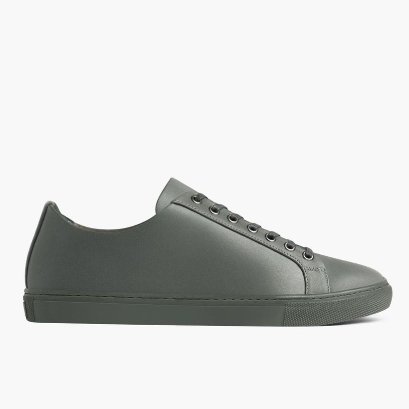 Premier Low Top Grey Leather Sneakers Miehille