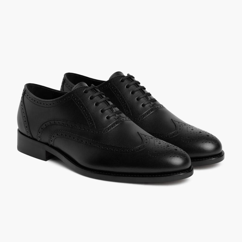 Aviator Musta Leather Loafers Miehille