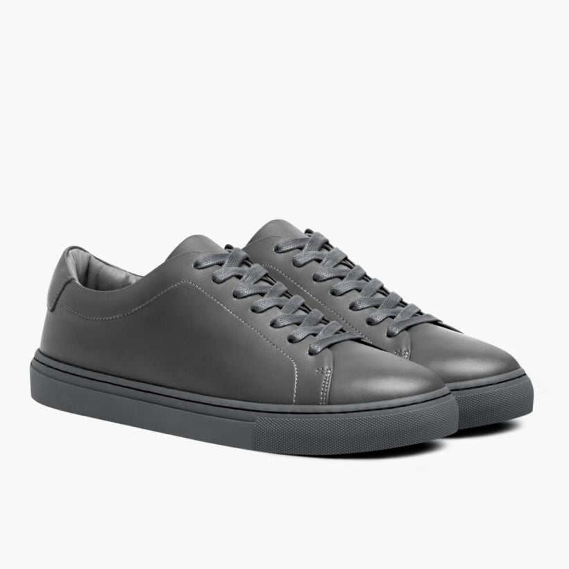 Encore Steel Grey Nahkatennarit Miehille