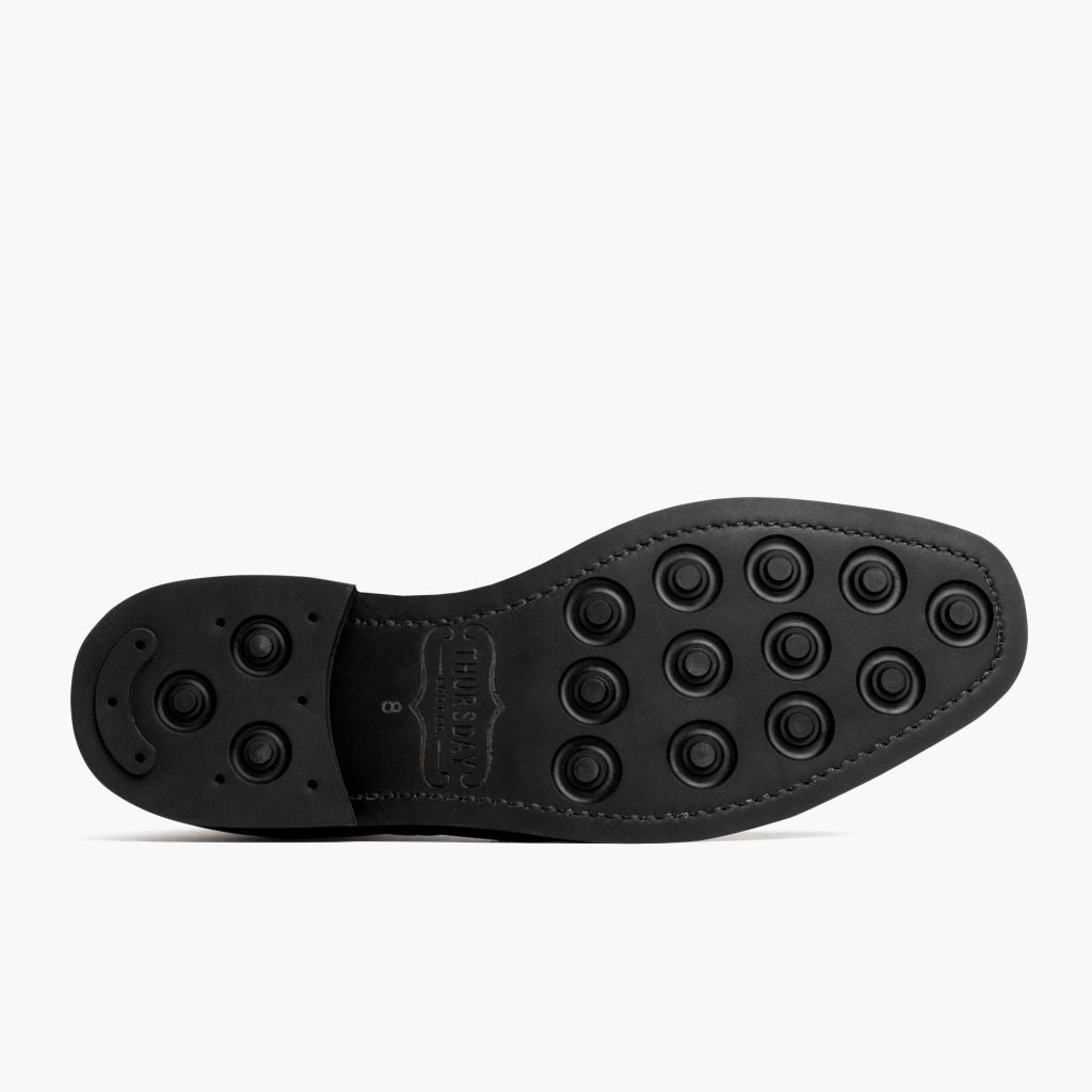 High-Traction Rubber Outsole & Lug Tread Pattern on Wingtip Color #77 Nahkasaappaat Miehille For Men