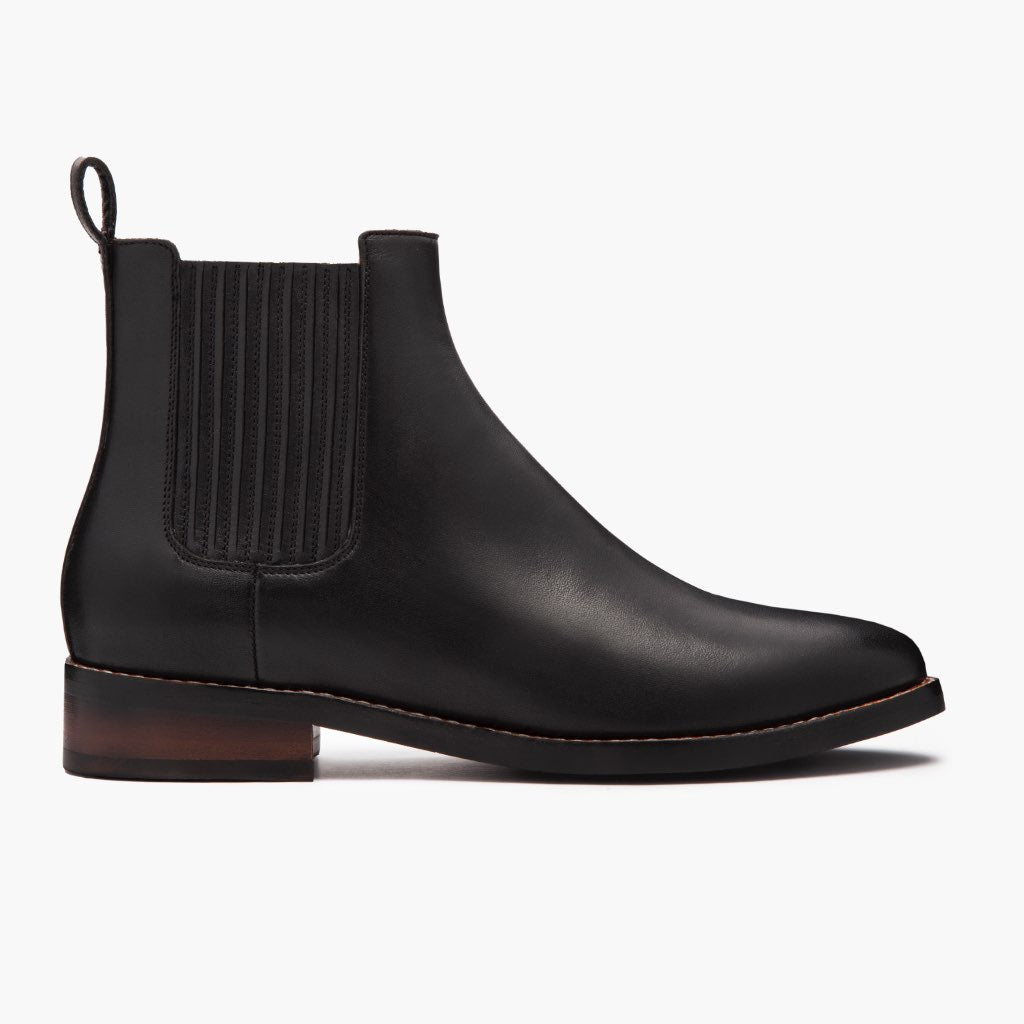 Dreamer Musta Nahkasaappaat Naisille mustaa aitoa naudanahkaa - Sivunäkymä | Osta verkosta