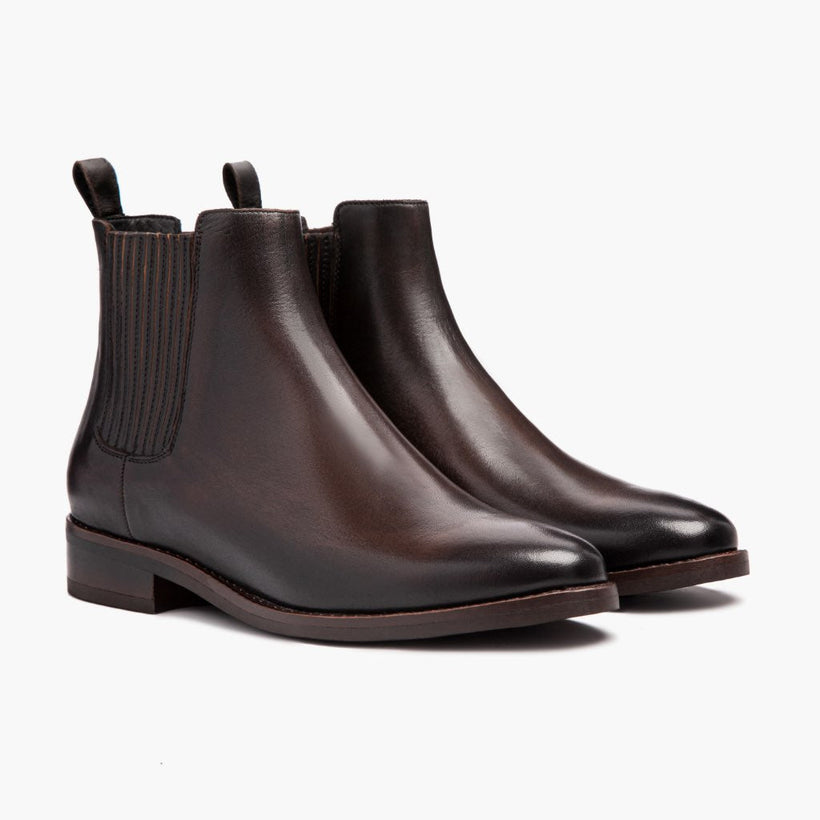 Dreamer Musta Coffee Leather Boots Naisille