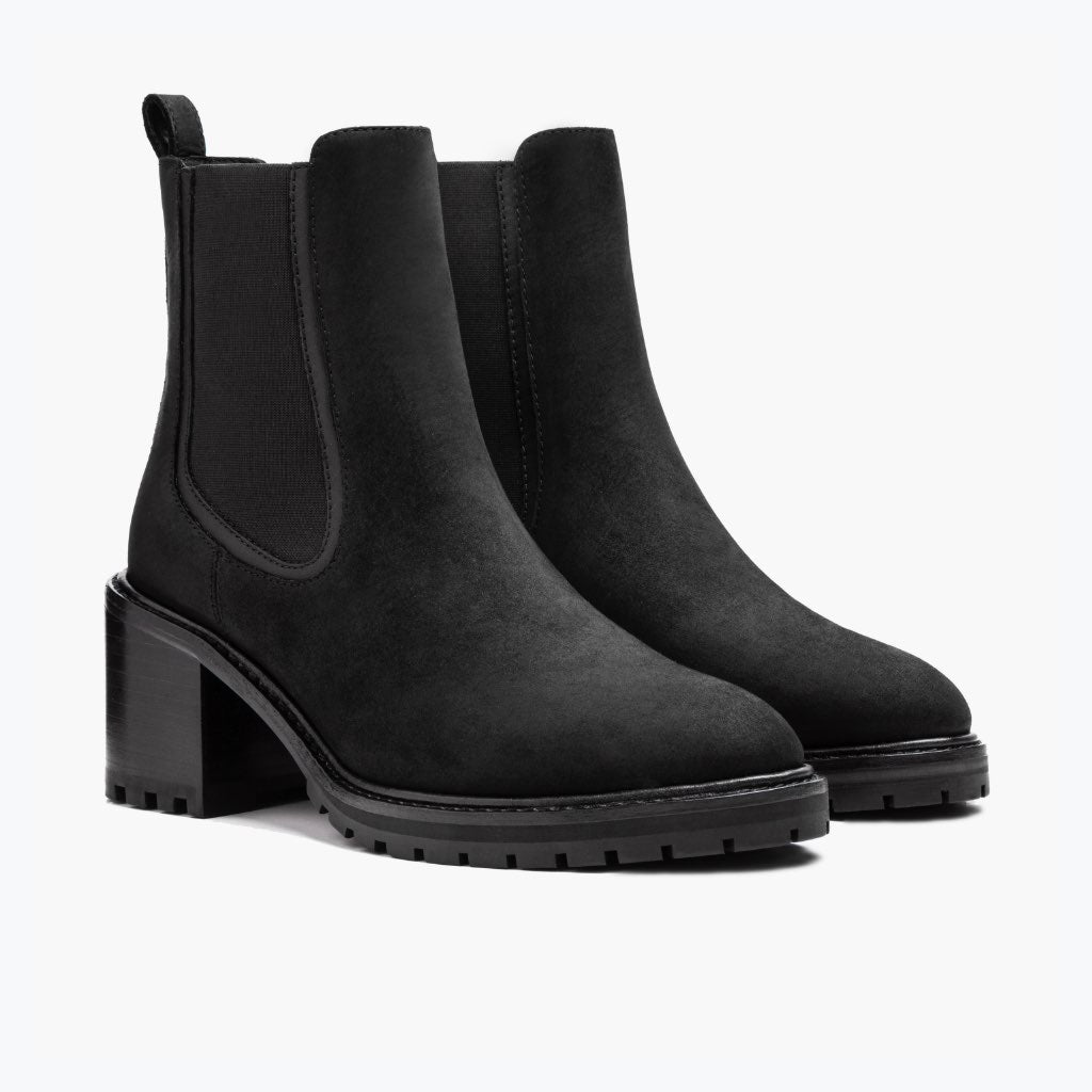 Black Full-Grain leather Boots - Goodyear welt -rakenne ja kärkiosa