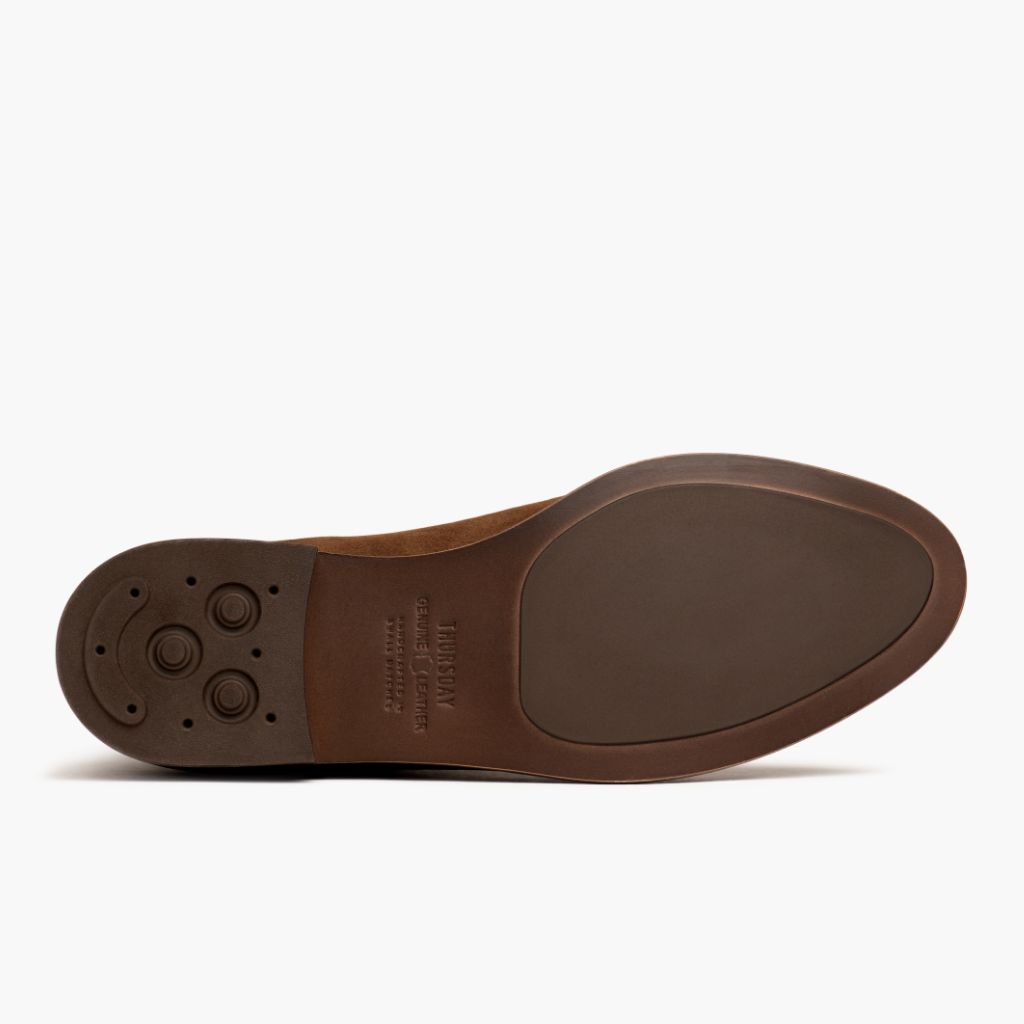High-Traction Rubber Outsole & Lug Tread Pattern on Dreamer Cinnamon Nahkasaappaat Naisille