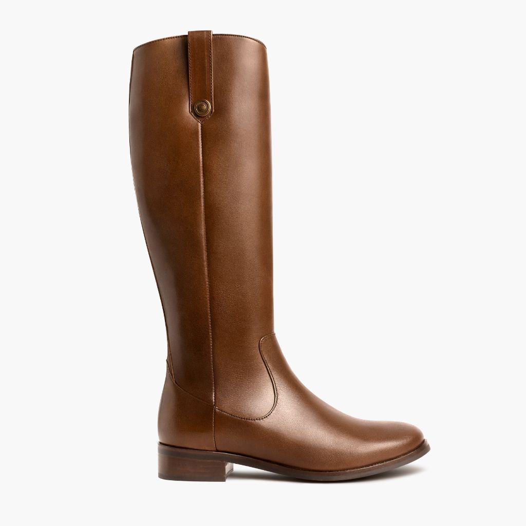 Crown Cuero Nahkasaappaat Naisille in Classic Full-Grain Leather - Sivunäkymä | Osta verkosta