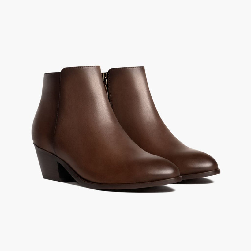 Downtown Amaretto Leather Boots Naisille