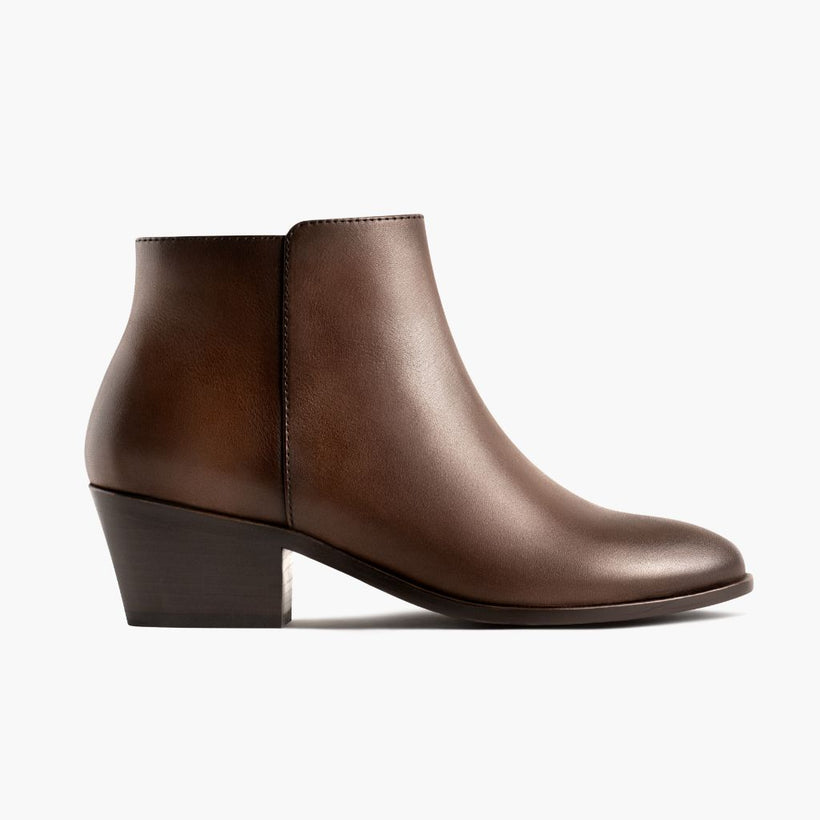 Downtown Amaretto Leather Boots Naisille