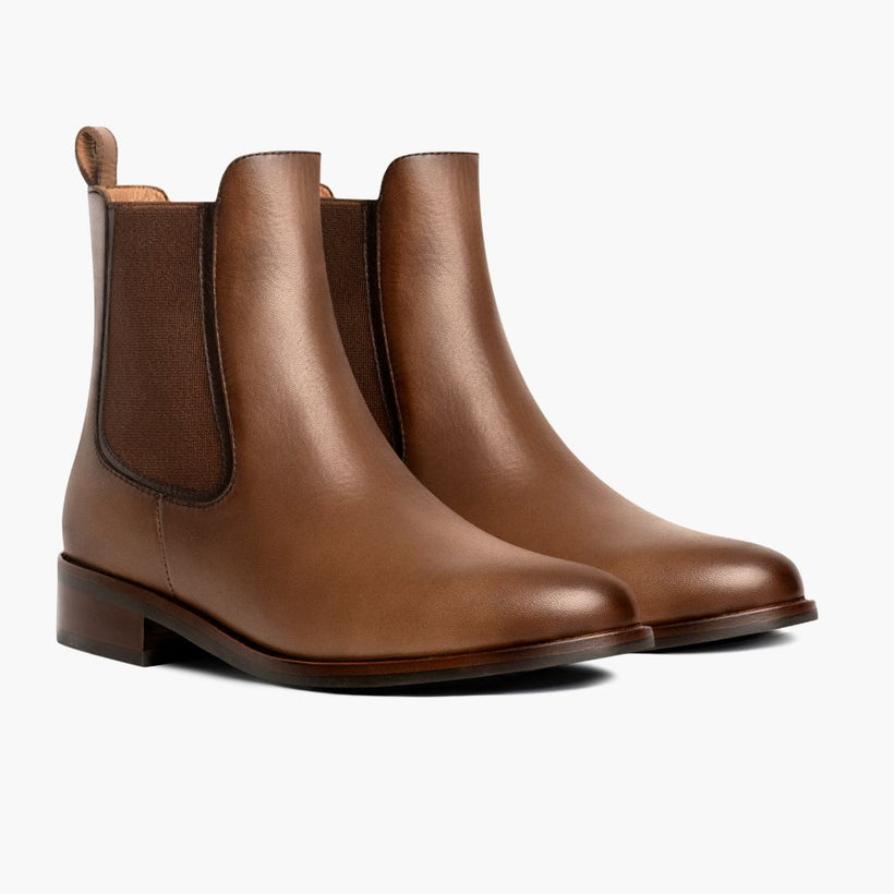 Duchess Amber Wheat Leather Boots Naisille