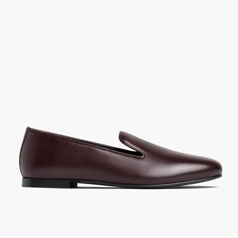 Eden Burgundy Leather Boots Naisille