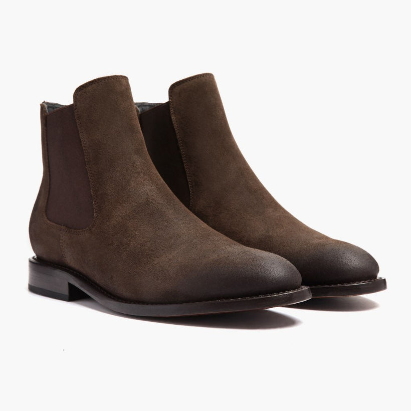 Cavalier Dark Ruskea Leather Boots Miehille