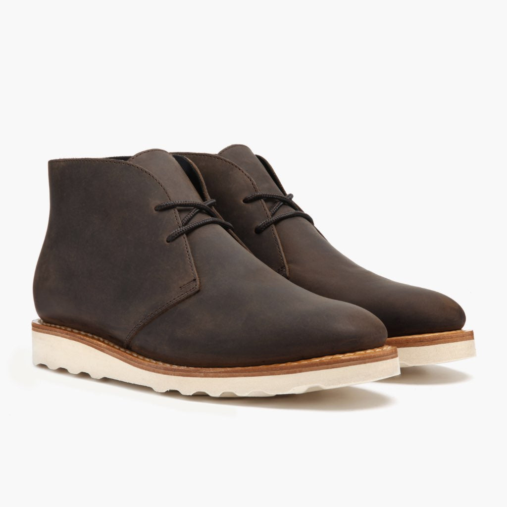 Scout Tobacco Nahkasaappaat Miehille For Men in Classic Full-Grain Leather - Sivunäkymä | Osta verkosta