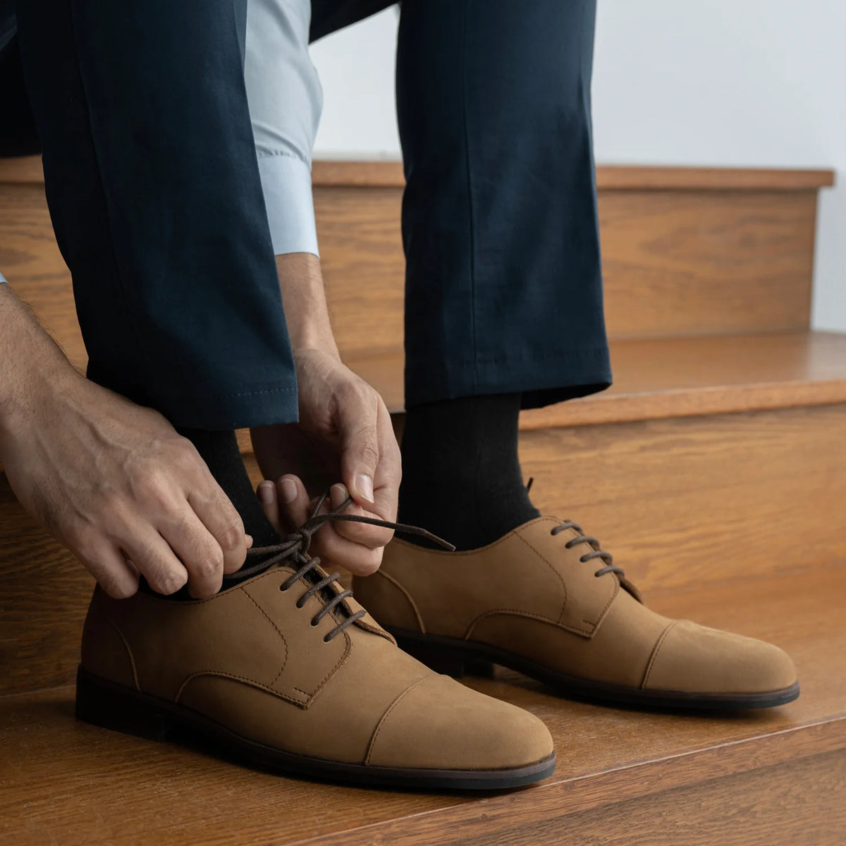 Orlaven Attorney Derby Ruskea Nubuck Nahkakengät - StudGuard Miehille footwear image 10