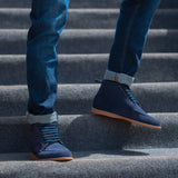 Orlaven Bearman Moc Toe Blue Suede Boots footwear image 10