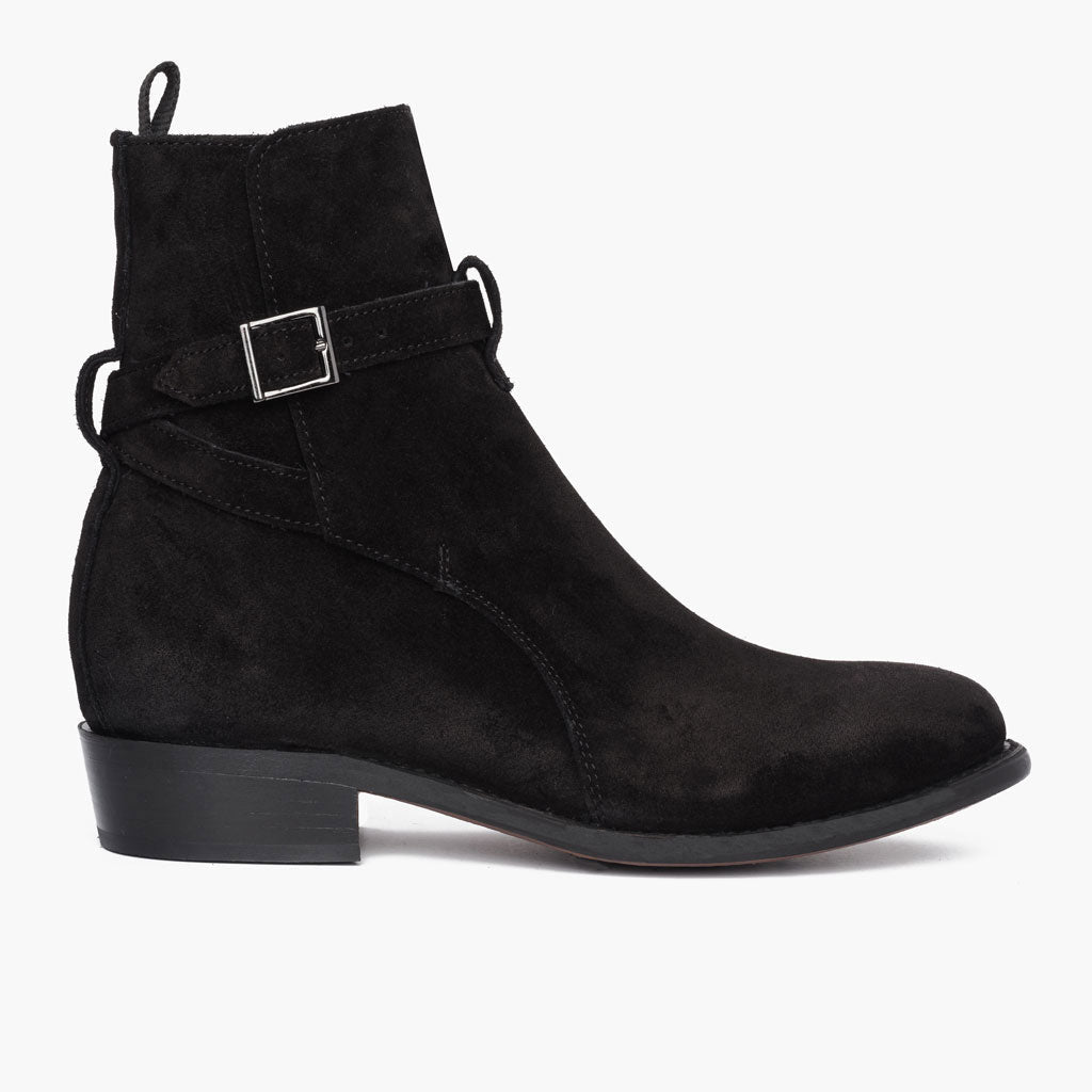 Black Full-Grain leather Boots - Goodyear welt -rakenne ja kärkiosa