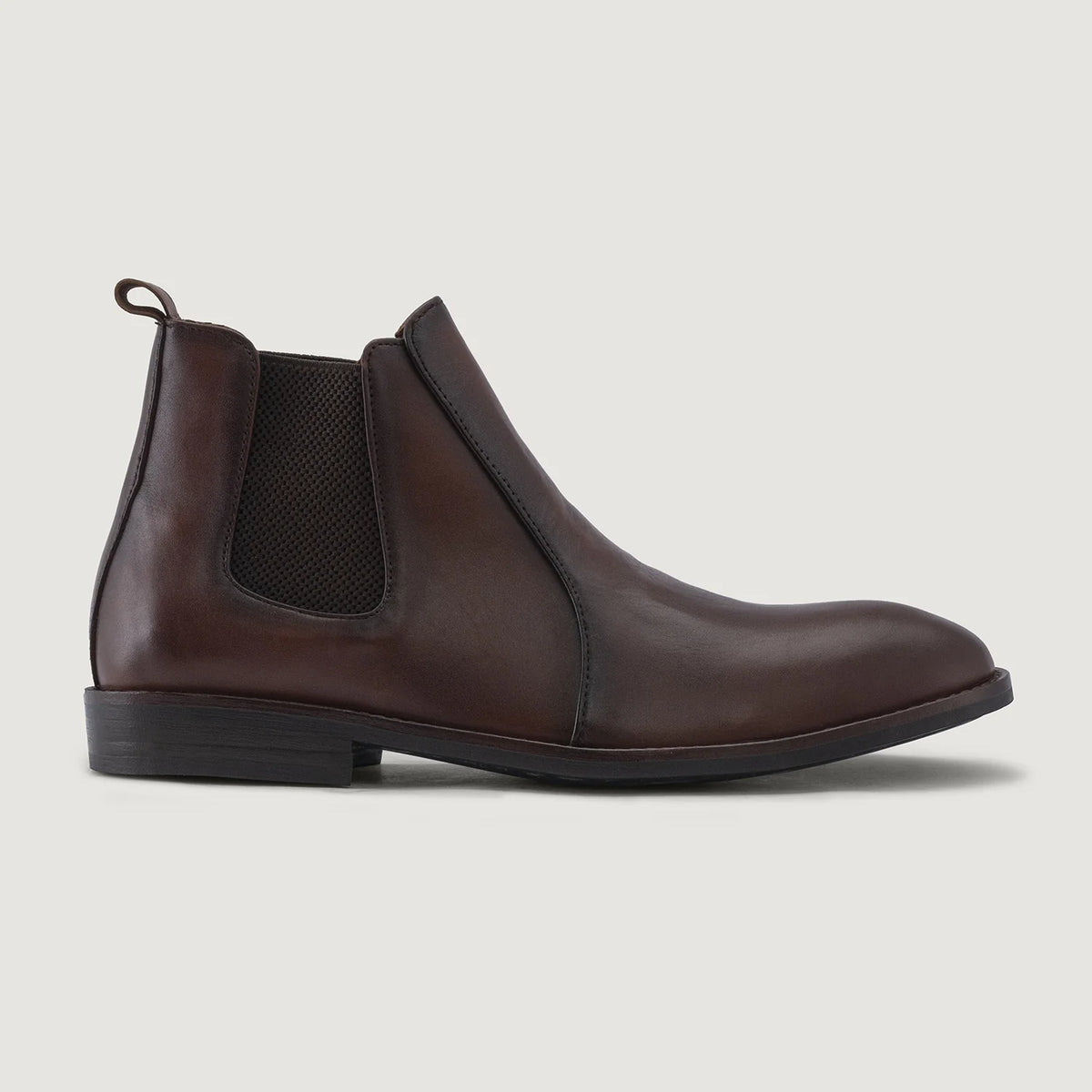 Burnished Brown Full-Grain leather Boots - Goodyear welt -rakenne ja kärkiosa