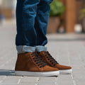 Marty High Top Ruskea Suede Nahkatennarit Miehille