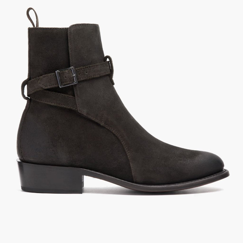 Rogue Dark Olive Suede Nahkasaappaat Miehille