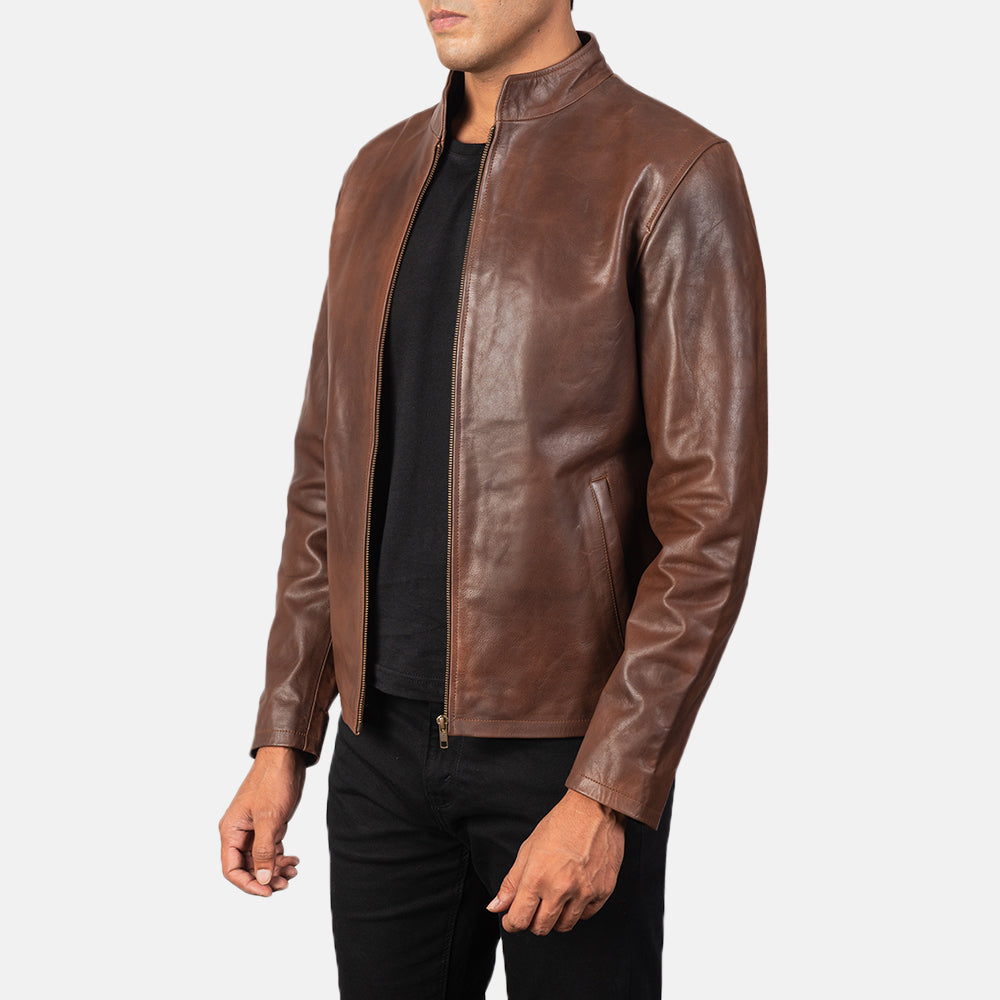 
Alex Nahkainen Biker-takki Miehille – alternate product view 2