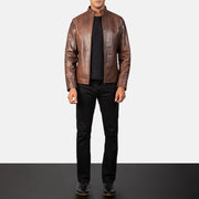 
Alex Nahkainen Biker-takki Miehille – alternate product view 3