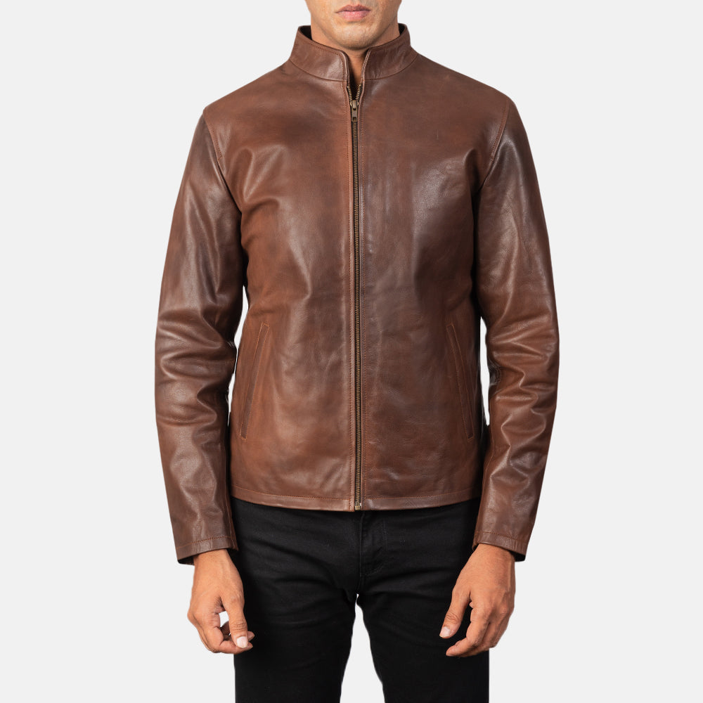 
Alex Nahkainen Biker-takki Miehille – alternate product view 4
