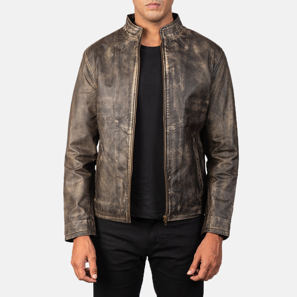 
Alex Nahkainen Biker-takki Miehille – alternate product view 1