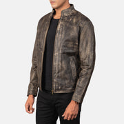 
Alex Nahkainen Biker-takki Miehille – alternate product view 2