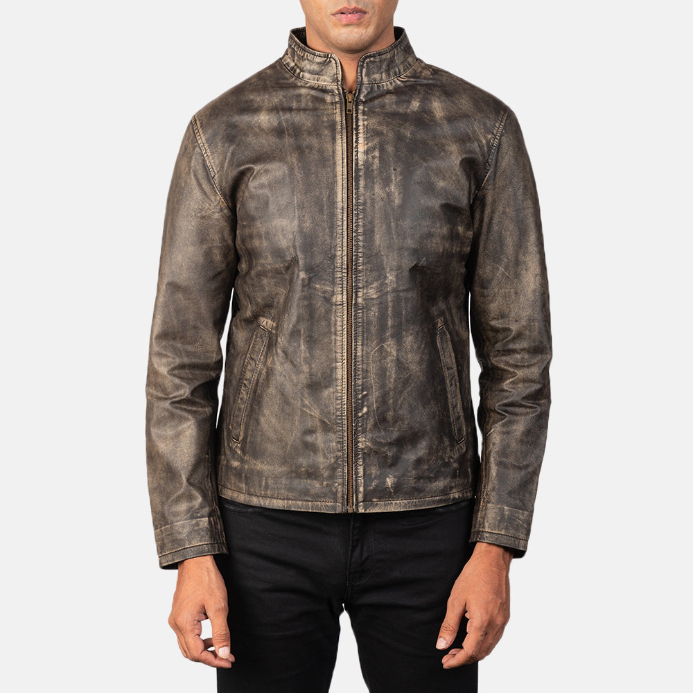 
Alex Nahkainen Biker-takki Miehille – alternate product view 4