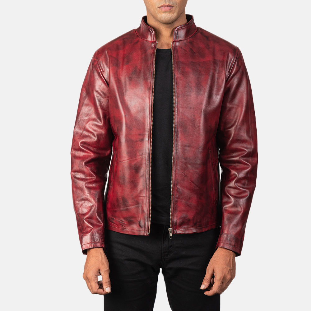 
Alex Nahkainen Biker-takki Miehille – alternate product view 1